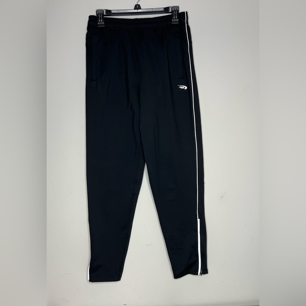MTA Sport Men's Slim Tricot Fast Dri Stretch Athletic Black Pant Size XXL NW